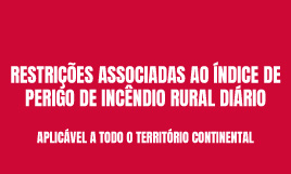 Notícias em destaque - Avisos - Restrições para Prevenção de Incêndios