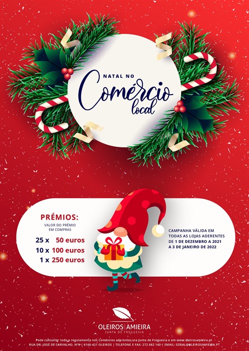 Poster Natal Comercio Local